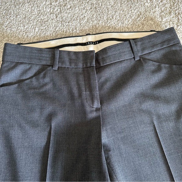 Theory - Max C Slacks - Charcoal - Size 6 - Picture 4 of 10